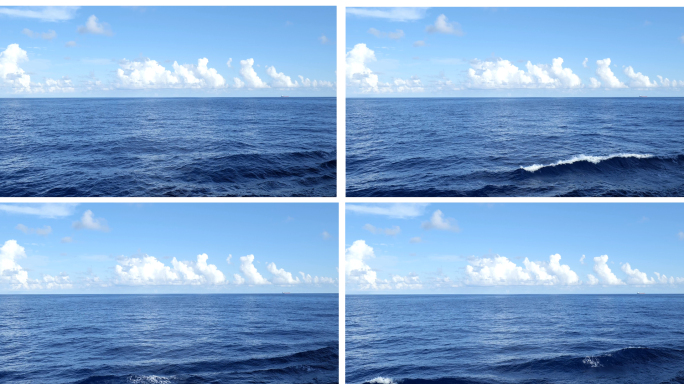 【4K】大海 唯美的深海海洋风光