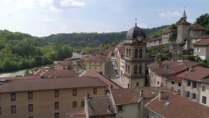 Pont-en-Royans空中进近-伊泽尔，法国