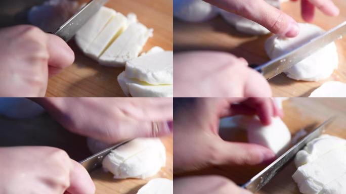 切片冷冻马苏里拉奶酪