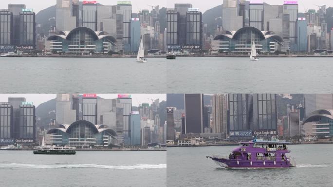 香港维港上的轮船合集