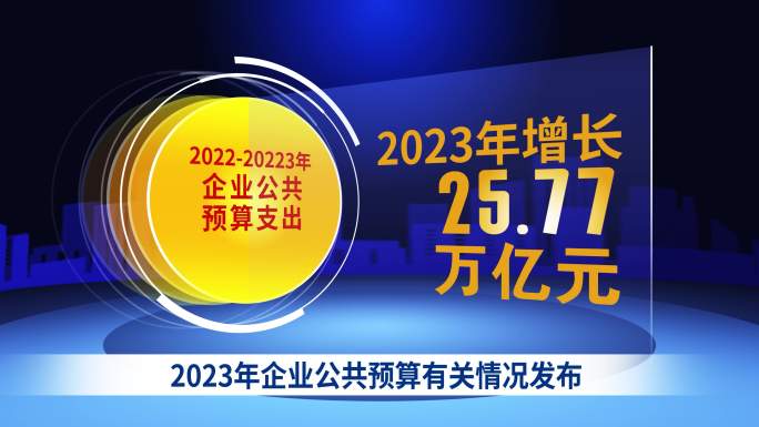 4k大气数据增长字幕背景板ae模板