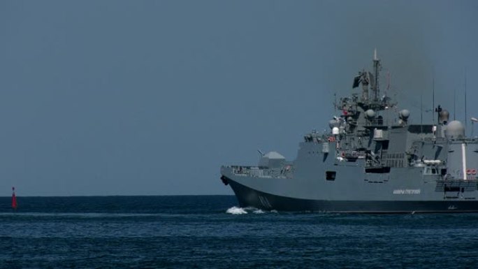 现代俄罗斯护卫舰海军事演习航母航空母舰大