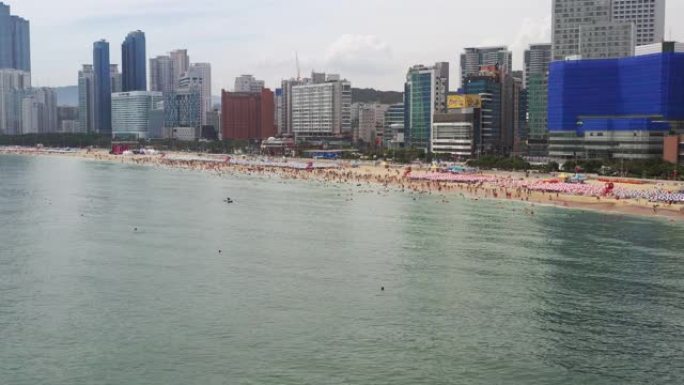 韩国釜山海云台海滩