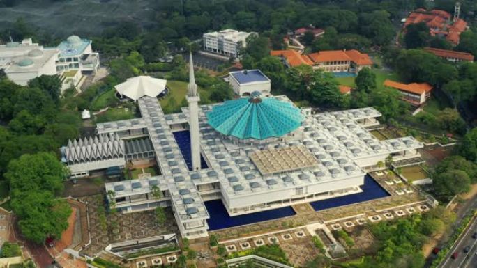 马来西亚国家清真寺鸟瞰图