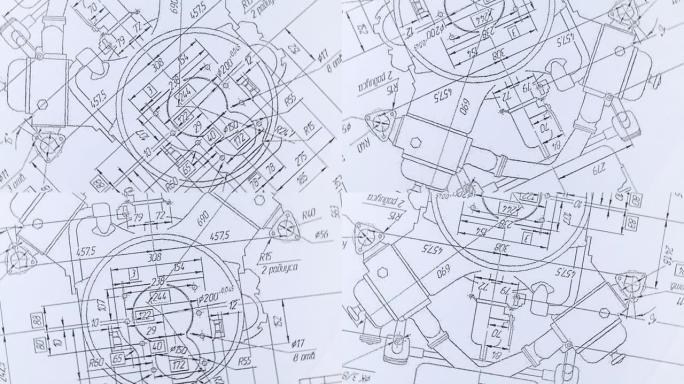 汽车发动机的剖面图