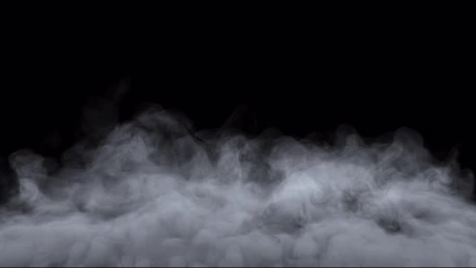大气神秘的浮雾，现实的烟云，上升的蒸汽。VFX元素。
