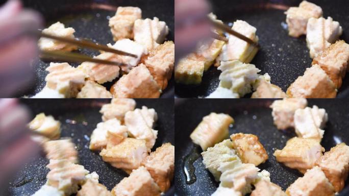 炒豆腐菜品展示家常菜制作