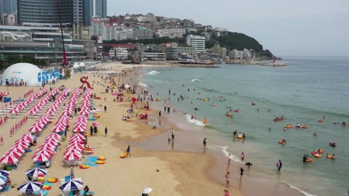 韩国釜山海云台海滩
