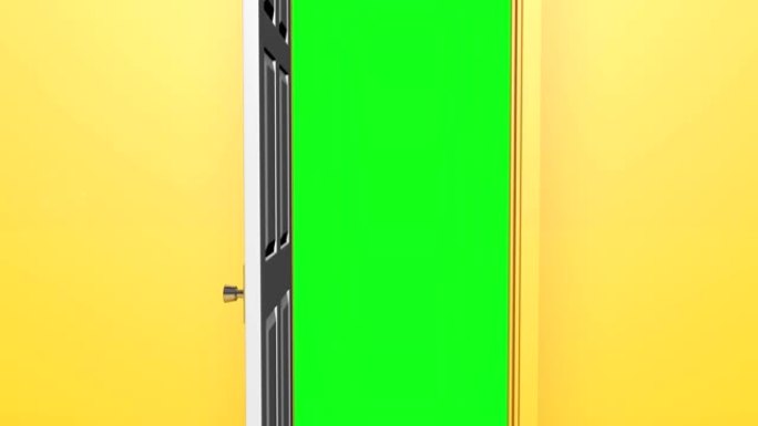绿屏开启白门过渡变焦色度键进入入口出口外门户动画3d