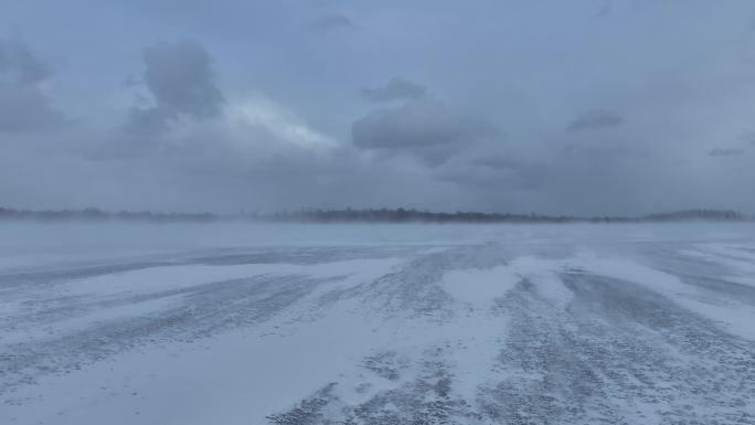 大兴安岭倒春寒风雪阴天