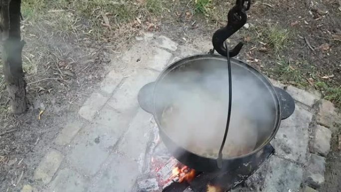延时烹饪抓饭鸡肉、米饭和胡萝卜。