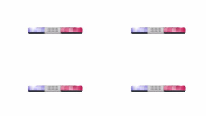 闪闪器。警报动画。卡通