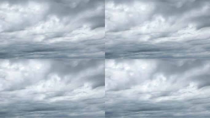 多云天空的景色满天的乌云云空镜多云天空的