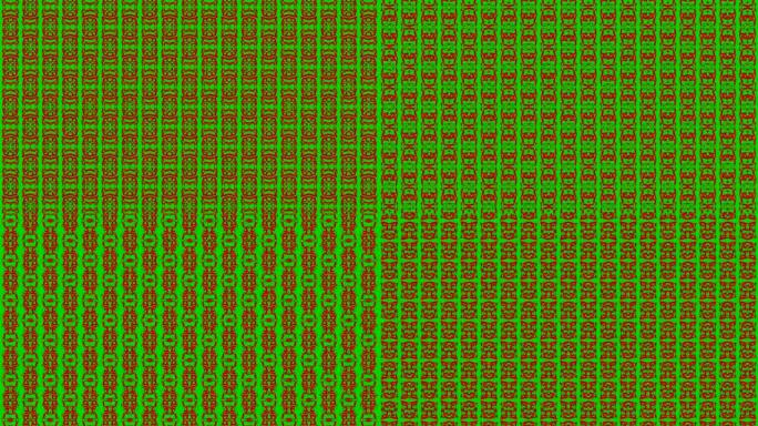 4k视频模型的频闪和催眠效果，在16:9视频格式。