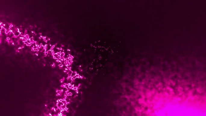 4k抽象流体颜色渐变霓虹粉色背景