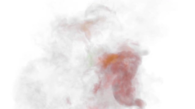 彩色烟粉爆炸颗粒流体墨水颗粒运动