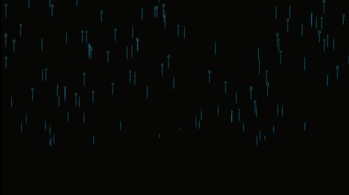 科技数字上升【4k带通道】