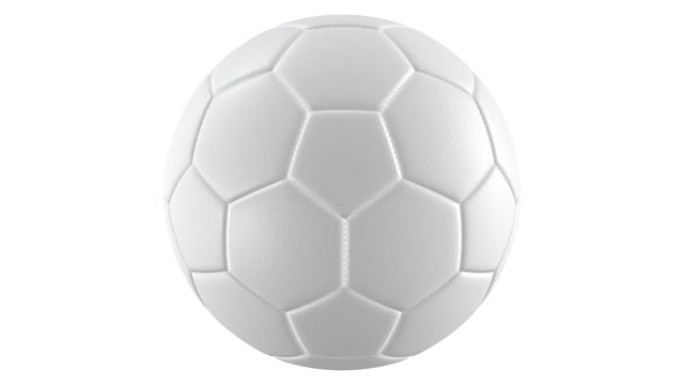 滚动足球的3D动画