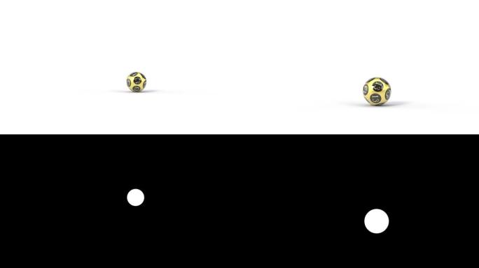金号13的彩球开奖动画。带有alpha的3D动画