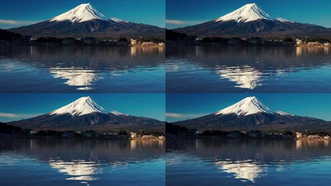 4k视频: Mt。富士的名字是日本藤吉。