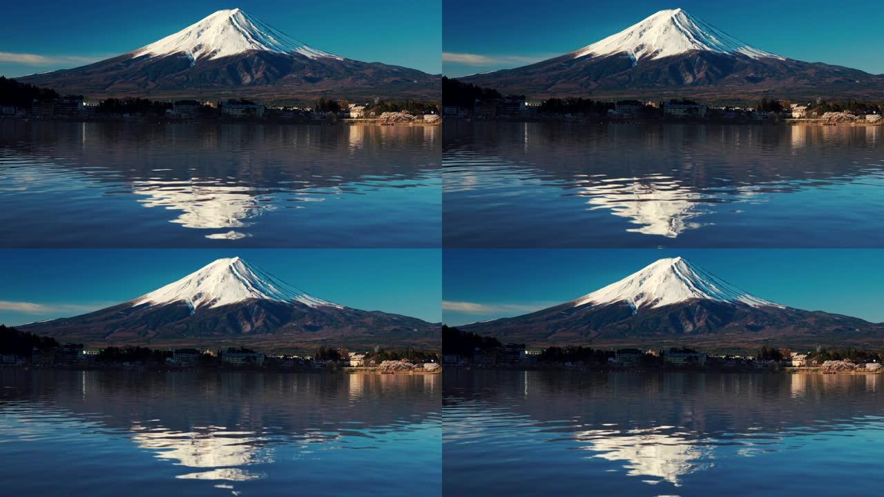 4k视频: Mt。富士的名字是日本藤吉。