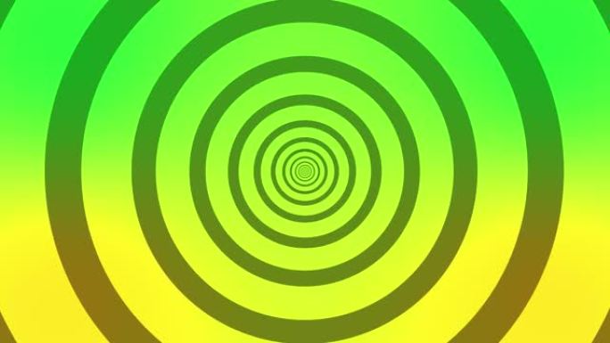 无限圈循环动画，简单循环绿色圈背景