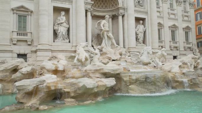 意大利罗马的特雷维喷泉 (Trevi Fountain)