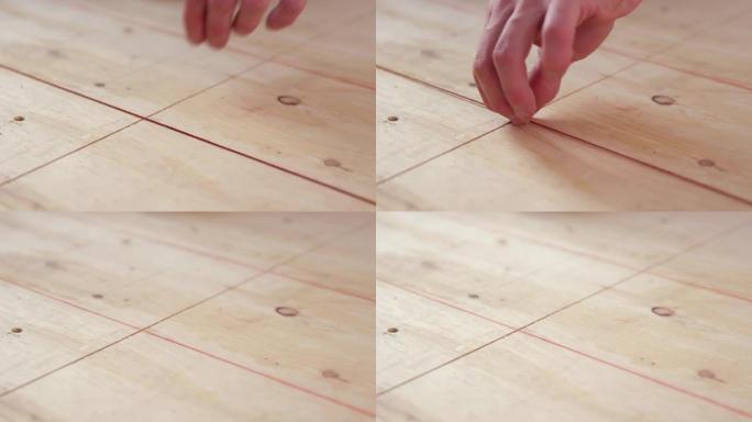 各种地板安装镜头