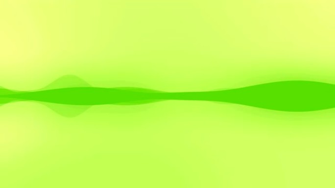 4k绿色和黄色-音频频谱动画