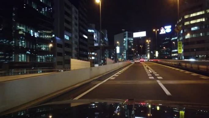 东京公路交通发展安全行驶第一视角