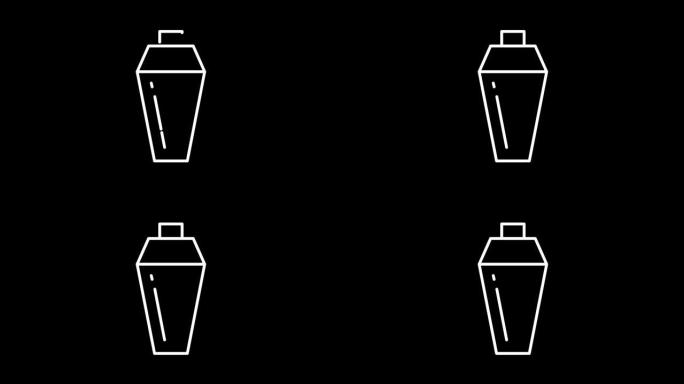 饮料黑屏 _ 白色 _ 鸡尾酒搅拌机