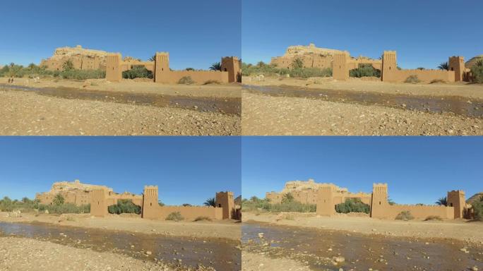 Esploring Ait-Ben-Haddou Casbah (Kasbah) -电影《权力的游戏