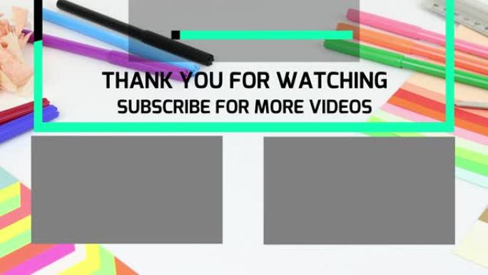 商务文具或学校或艺术家的端卡模板