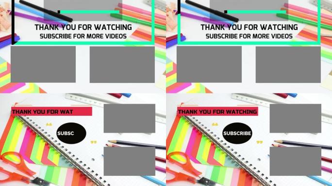 商务文具或学校或艺术家的端卡模板