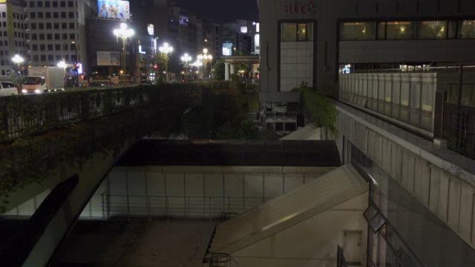 日本的Yotsuya，东京夜景