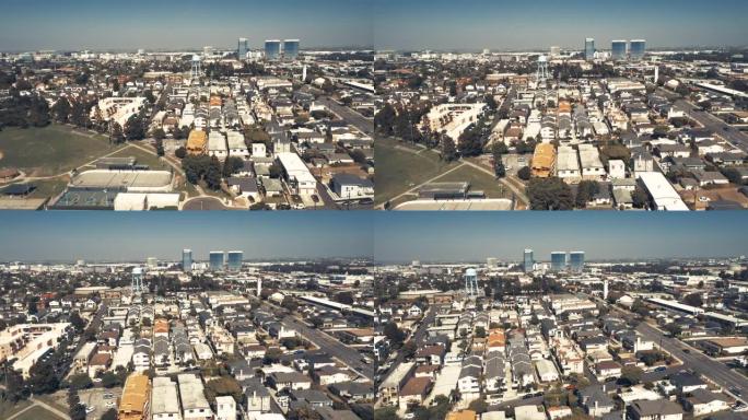 无人机视角下的4k房屋和建筑物视频