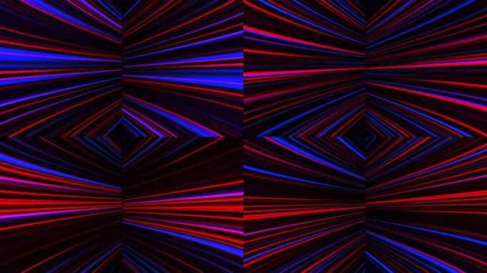 聚光灯线的抽象霓虹灯发光，计算机生成。3d渲染彩色光线的抽象背景