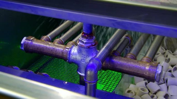 工业设备空气净化水过滤器从烟雾，气味。