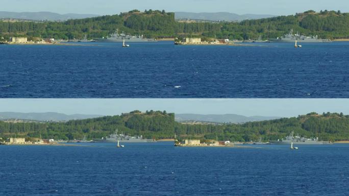 达达尼尔海峡的旧堡垒和海军基地