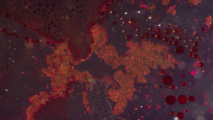 爆炸和膨胀红色星系粒子抽象纹理背景