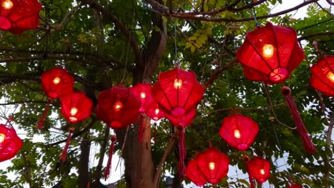 庆祝农历新年的中国灯笼