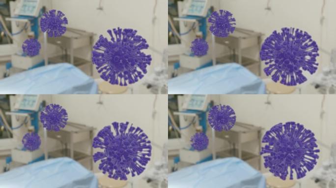 冠状病毒的图像