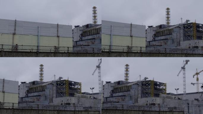 切尔诺贝利核电站被毁反应堆的建设。2016