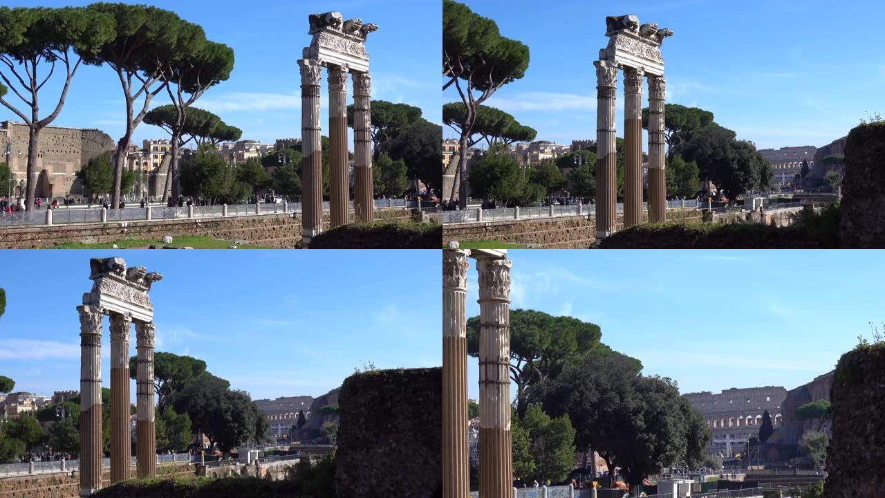 意大利罗马罗马广场维纳斯神庙和罗马斗牛场