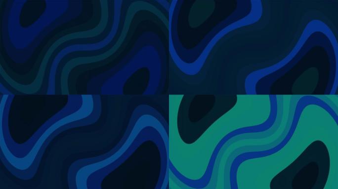 3d渲染抽象背景。计算机生成的闪烁波浪形表面，带有彩色斑点和条纹