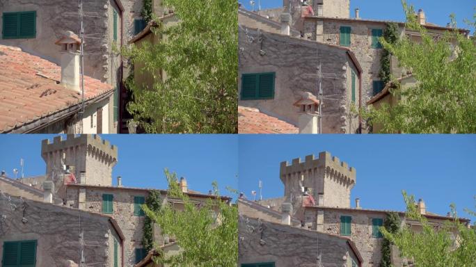 卡帕尔比奥，托斯卡纳，阿根廷珍珠。卡帕尔比奥城堡。