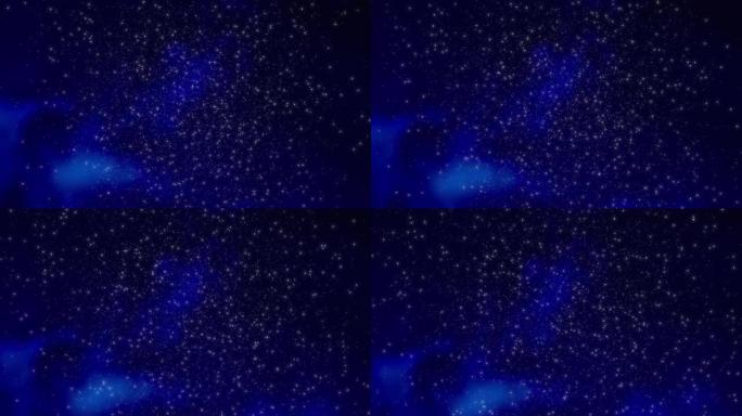抽象背景蓝色深黑色宇宙宇宙与恒星星系自旋概念未来连接全球网络业务数字技术