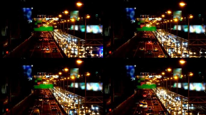 泰国曼谷的交通高速公路道路