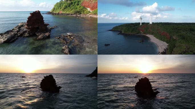 儋州峨蔓兵马角火山海岸