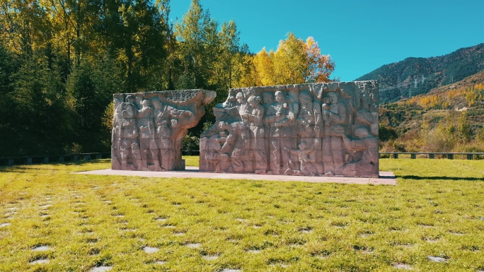 红军长征纪念碑园雕塑群